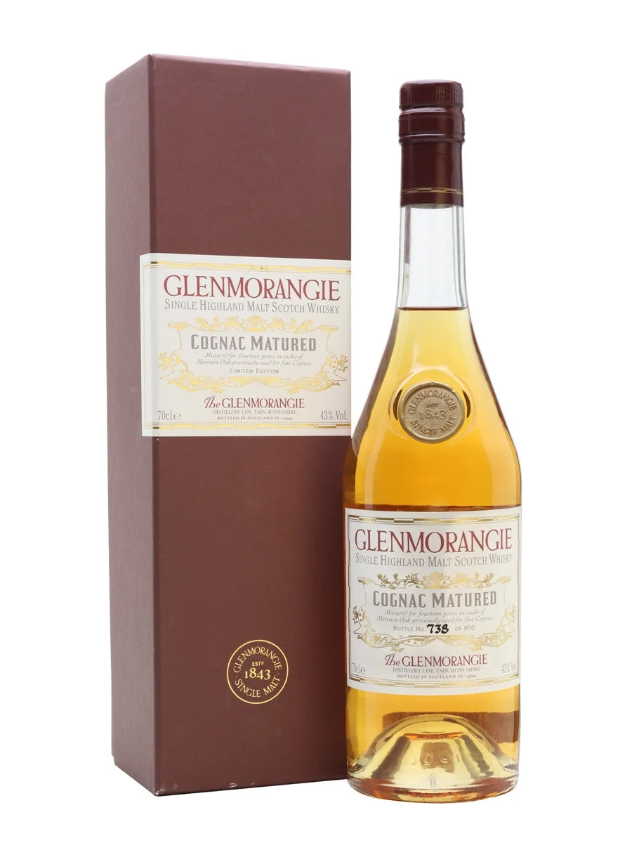 Glenmorangie Cognac Matured Highland Single Malt Scotch Whisky | 700ML - Whiskey