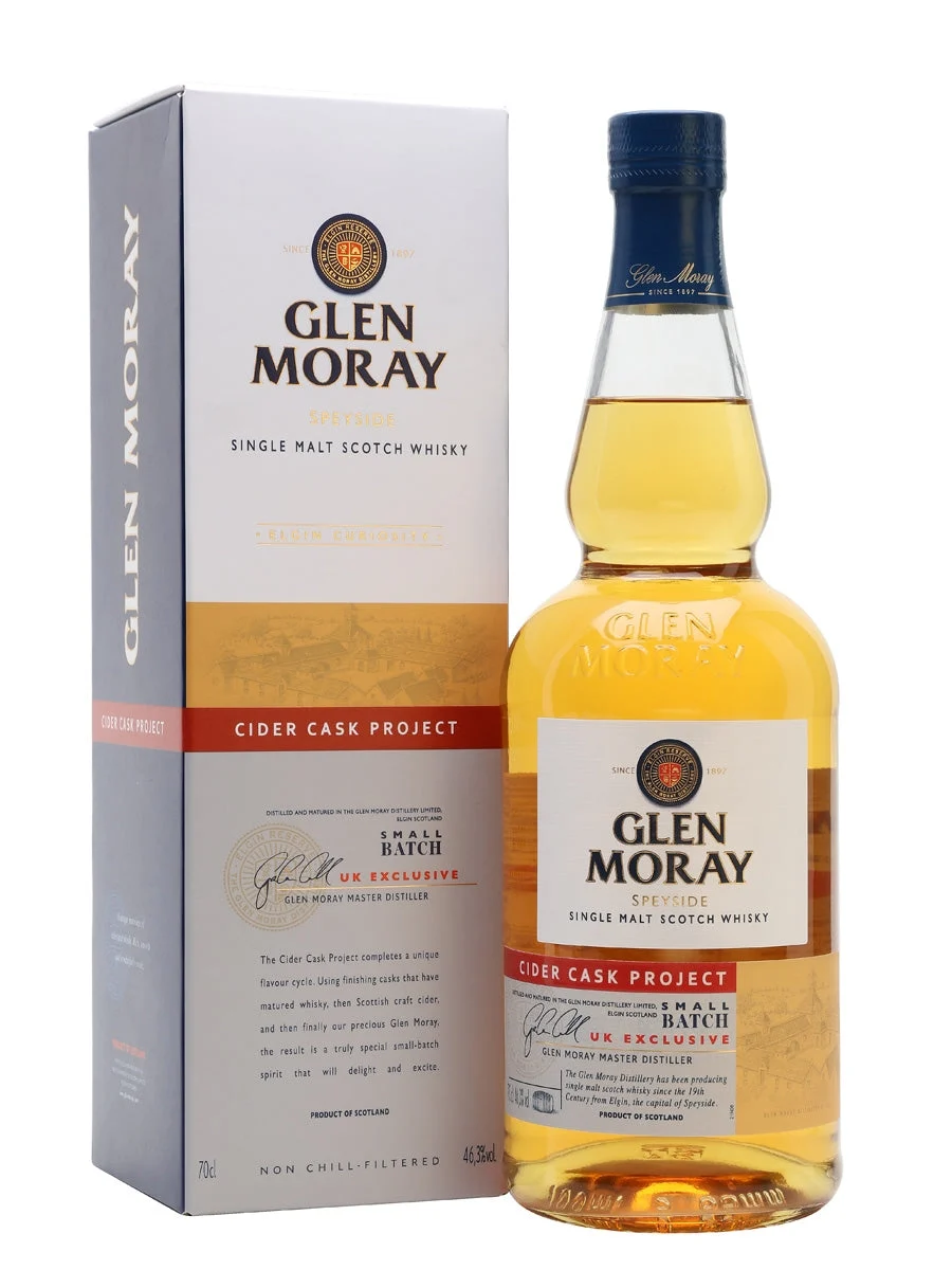 Glen Moray Cider Cask Project Single Malt Scotch Whisky - Whiskey