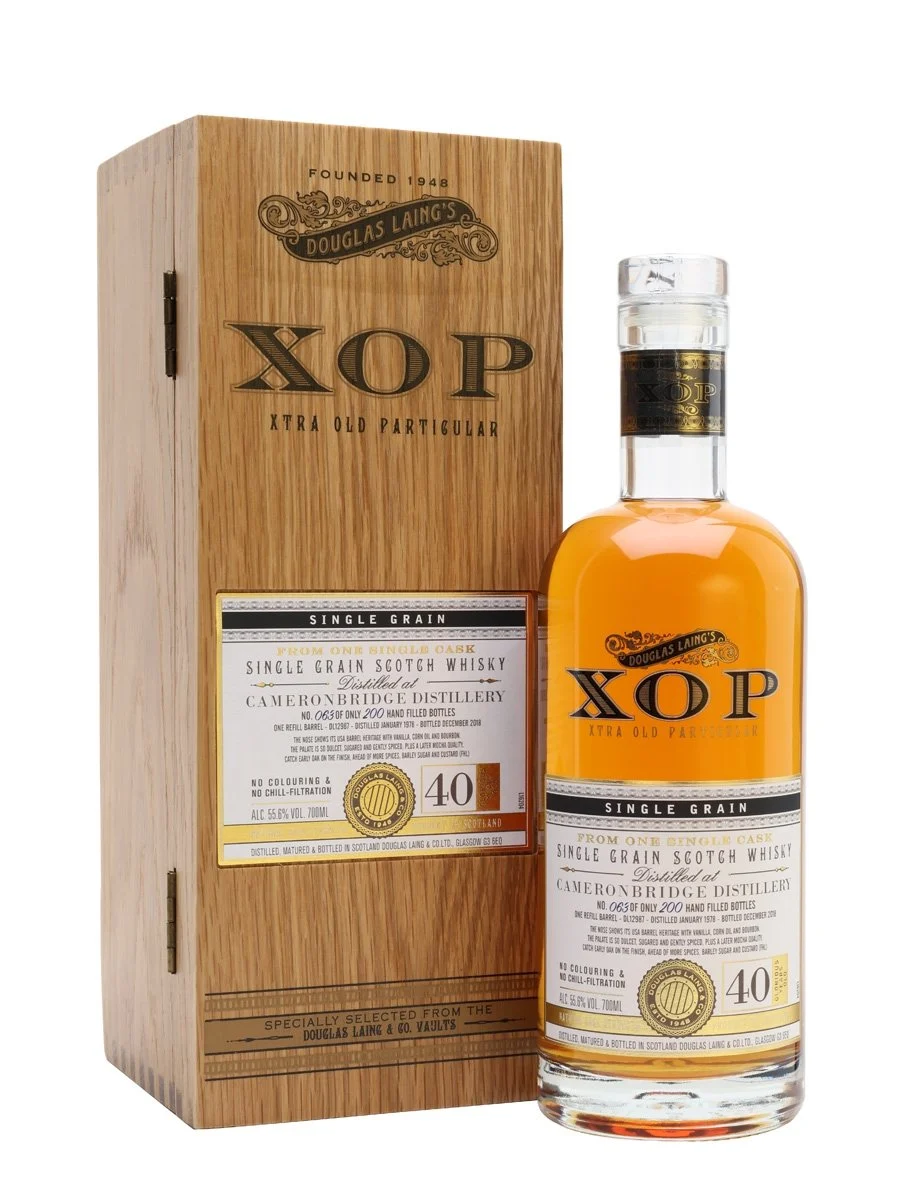 Cameronbridge 1978 40 Year Old Xtra Old Particular Single Grain Scotch Whisky | 700ML - Whiskey