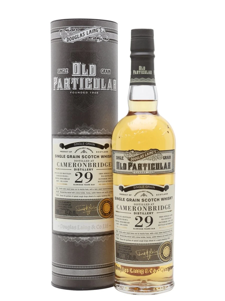 Cameronbridge 1991 29 Year Old Old Particular Lowland Single Grain Scotch Whiskey | 700ML