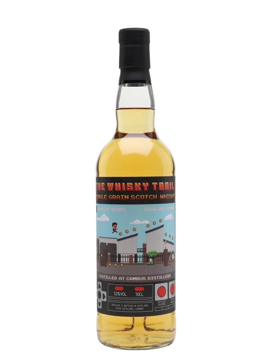 Cambus 1990 29 Year Old Whisky Trail Video Games Single Grain Scotch Whisky | 700ML - Whiskey