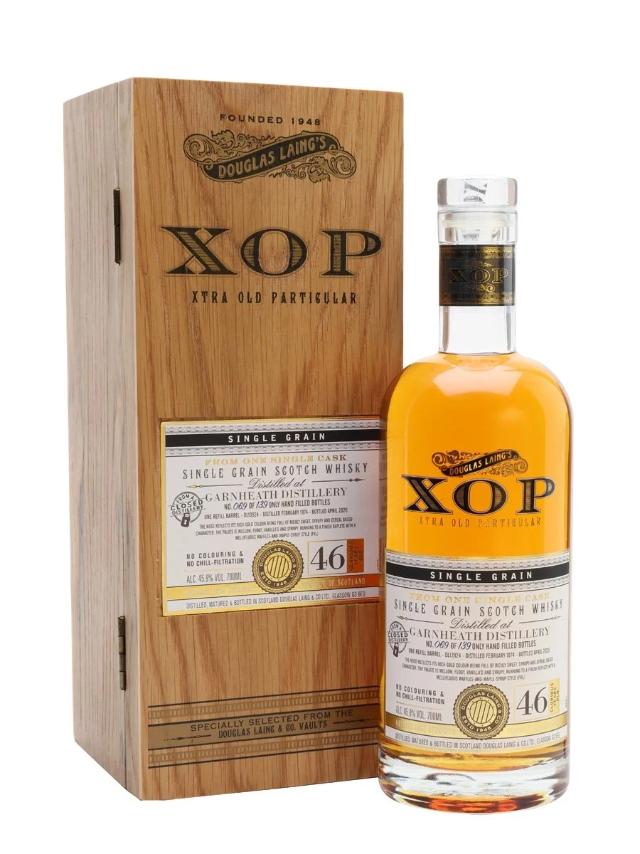 Garnheath 1974 46 Year Old Xtra Old Particular Single Grain Scotch Whisky | 700ML - Whiskey