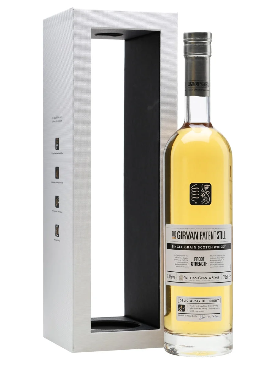 Girvan Patent Still Proof Strength Single Grain Scotch Whisky | 700ML - Whiskey