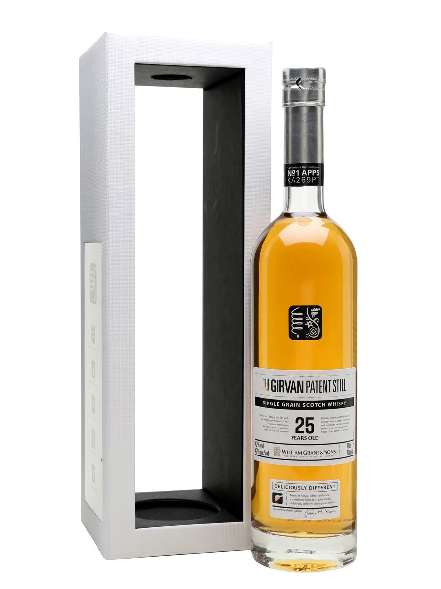 Girvan Patent Still 25 Year Old Single Grain Scotch Whisky | 700ML - Whiskey