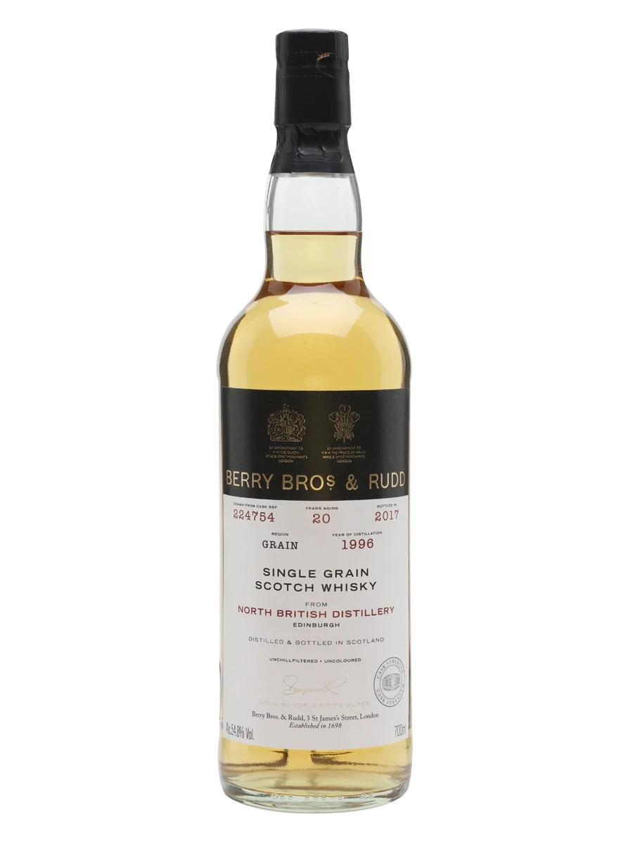 North British 1996 20 Year Old Berry Bros & Rudd Single Grain Scotch Whisky | 700ML - Whiskey