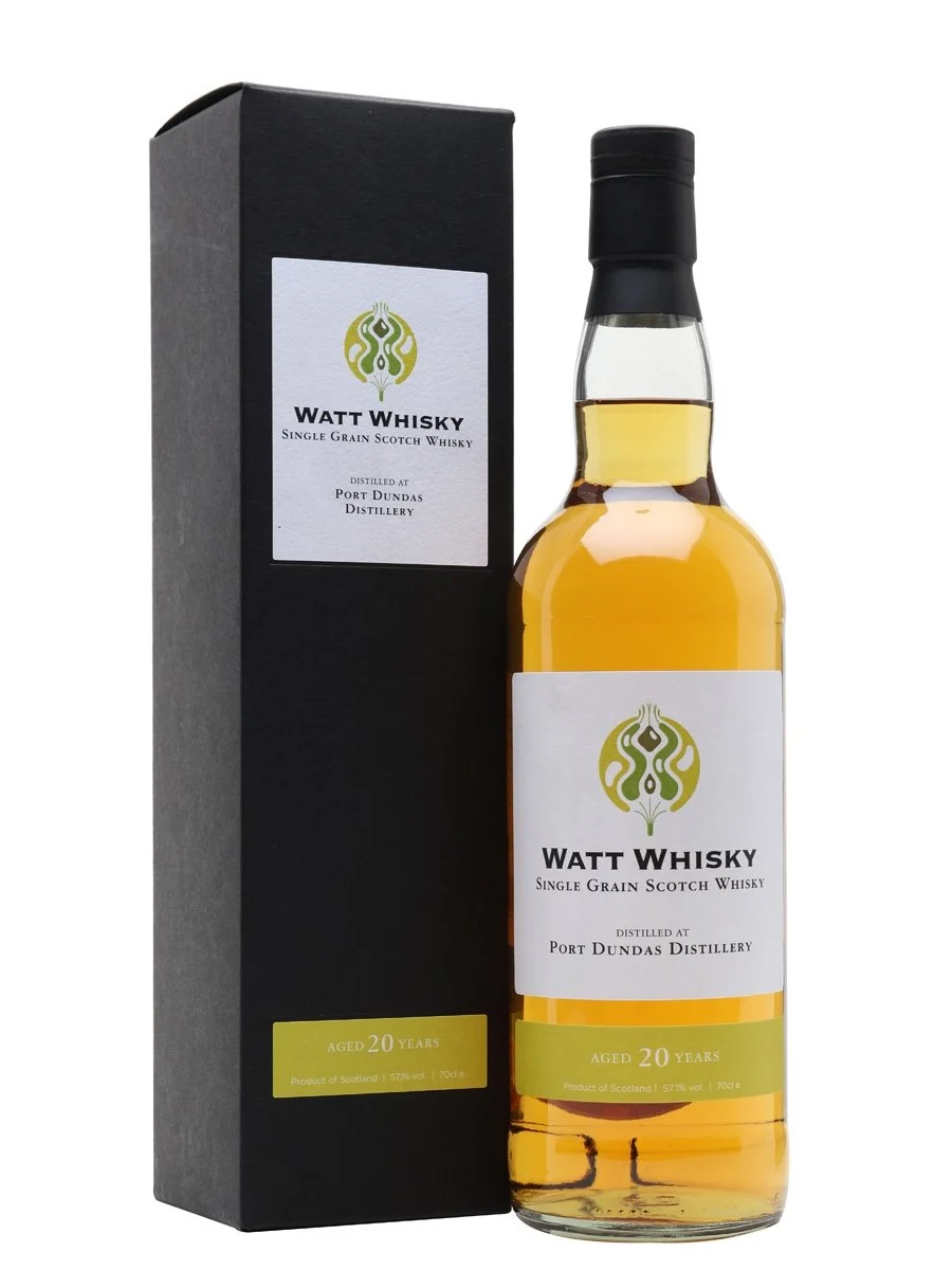 Watt Port Dundas 20 Year Old Single Grain Scotch Whisky | 700ML - Whiskey