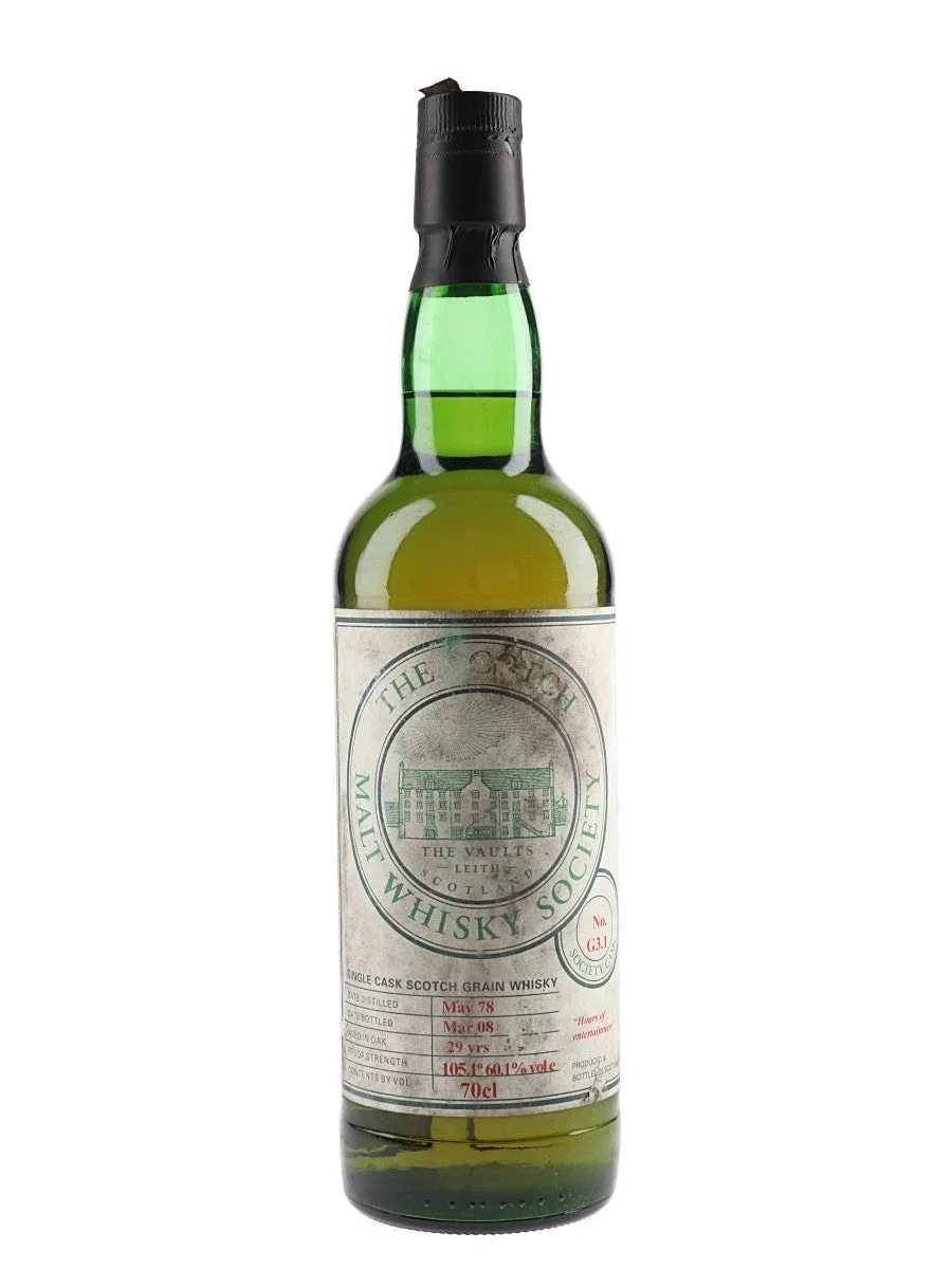 Grain SMWS 3.1 (Caledonian) 1978 29 Year Old Single Grain Scotch Whisky - Whiskey