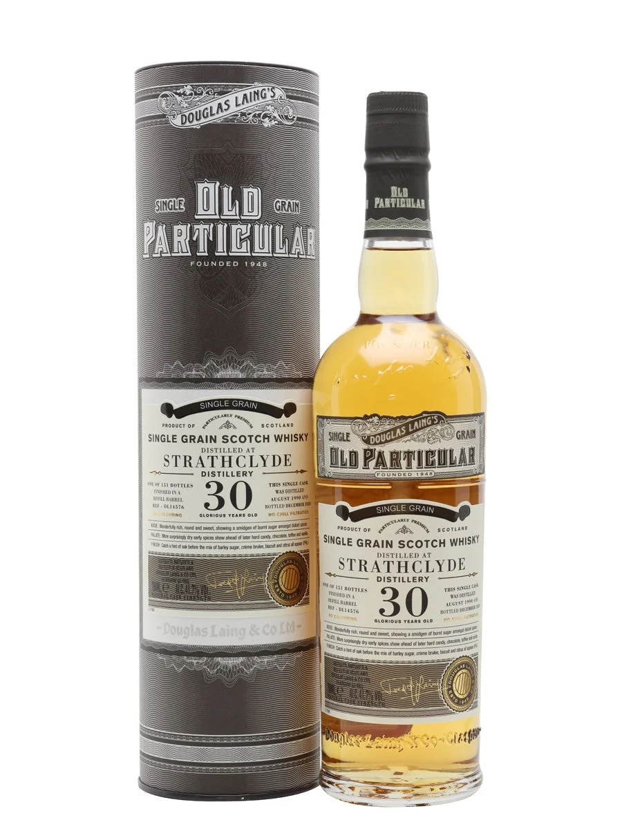 Strathclyde 1990 30 Year Old Old Particular Single Grain Scotch Whiskey | 700ML