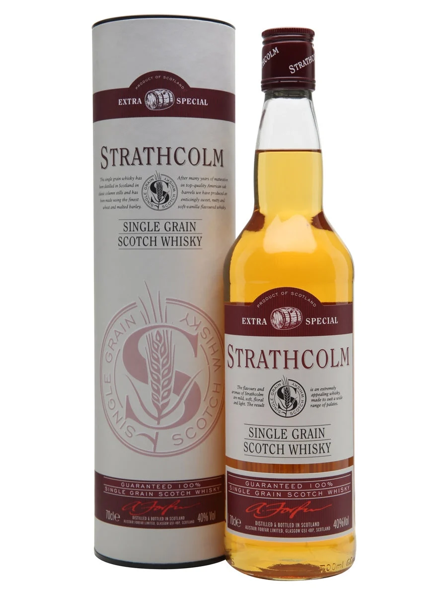 Strathcolm Extra Special Single Grain Scotch Whisky | 700ML - Whiskey