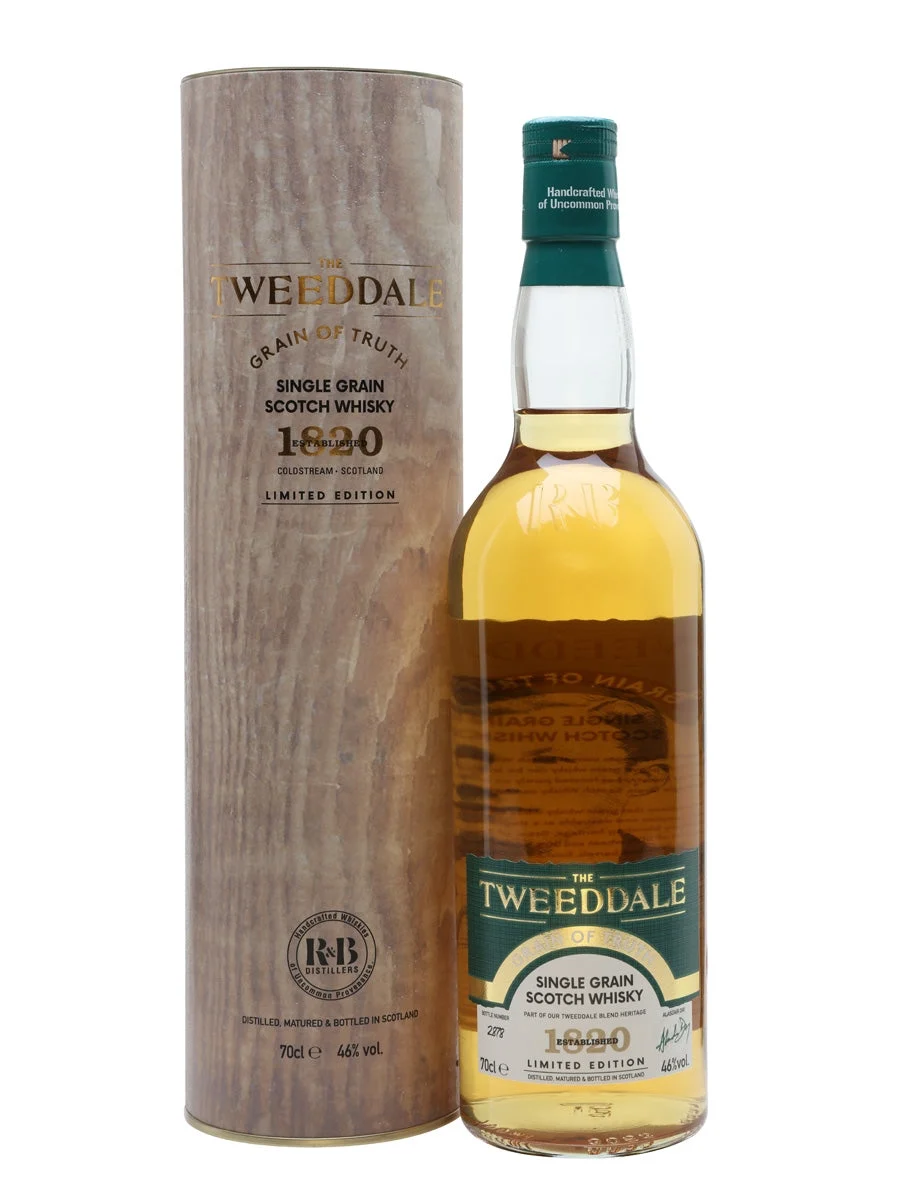 The Tweeddale Grain of Truth Single Grain Scotch Whisky | 700ML - Whiskey
