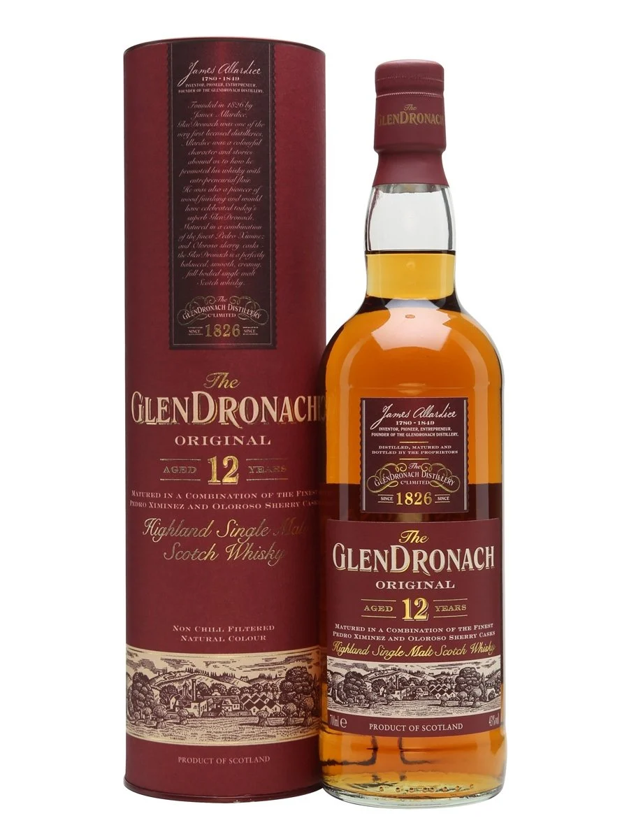 Glendronach 12 Year Old Original Highland Single Malt Scotch Whisky | 700ML - Whiskey