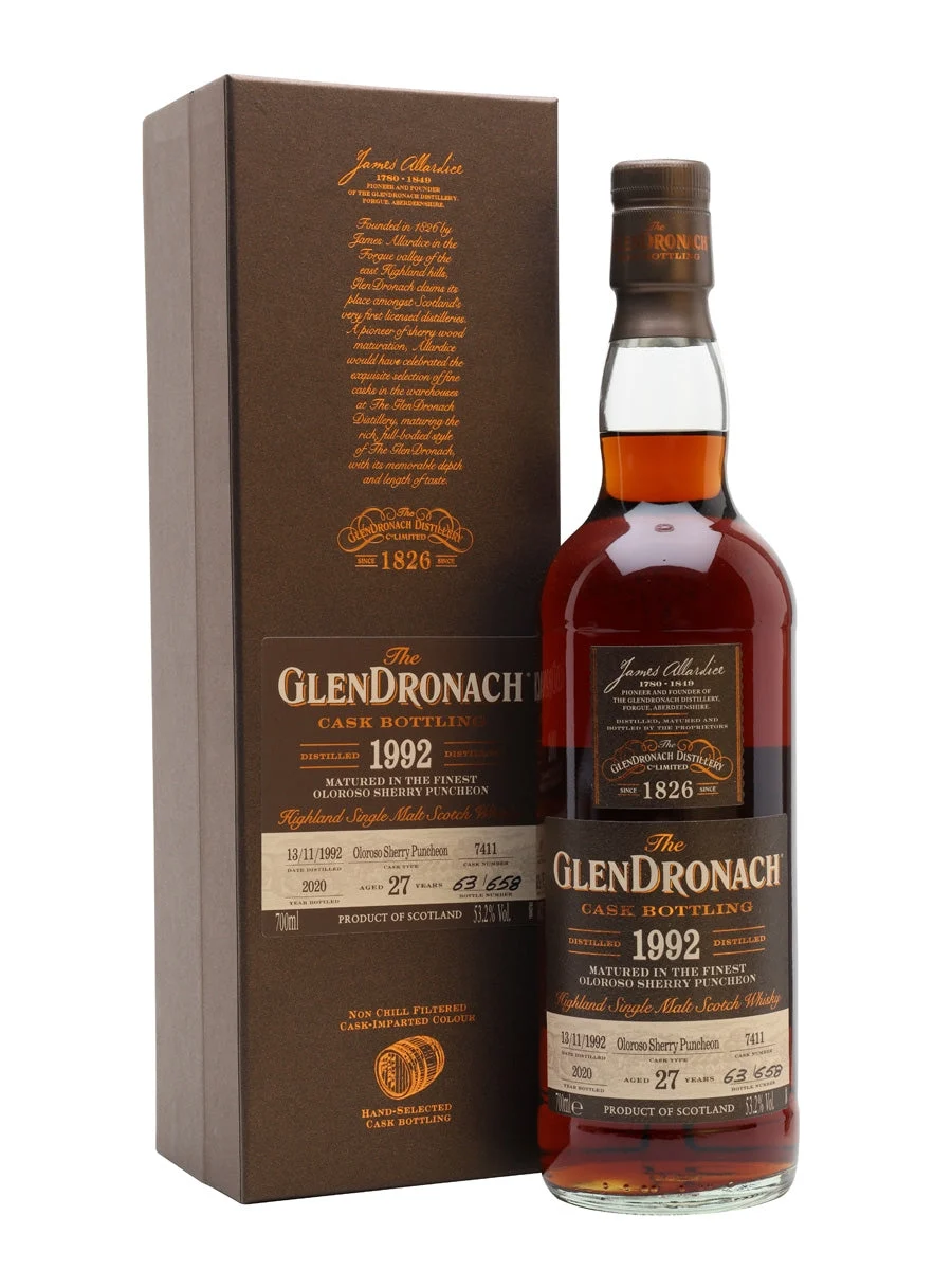 Glendronach 1992 27 Year Old Batch 18 Highland Single Malt Scotch Whisky | 700ML - Whiskey