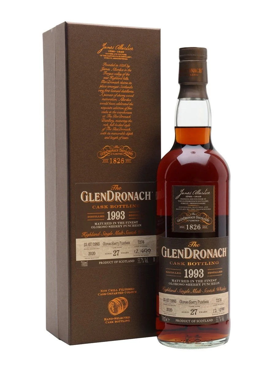 Glendronach 1993 27 Year Old Batch 18 Highland Single Malt Scotch Whisky | 700ML - Whiskey