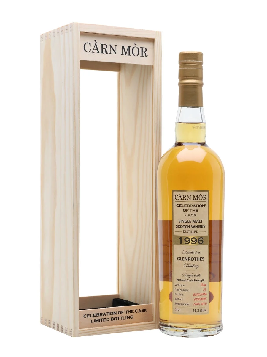 Glenrothes 1996 21 Year Old Carn Mor Speyside Single Malt Scotch Whisky | 700ML - Whiskey