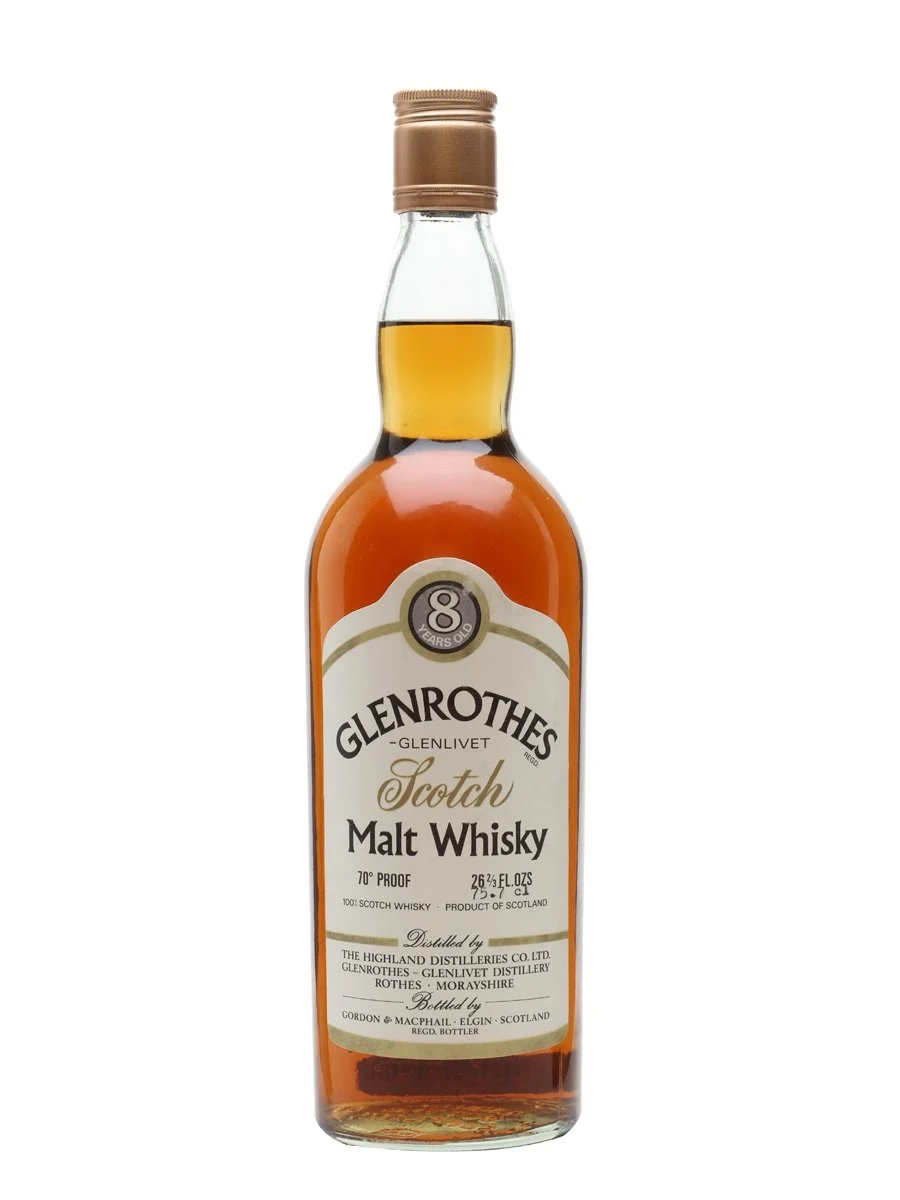 Glenrothes 8 Year Old Bot.1970s Gordon & Macphail Speyside Single Malt Scotch Whisky | 757ML - Whiskey