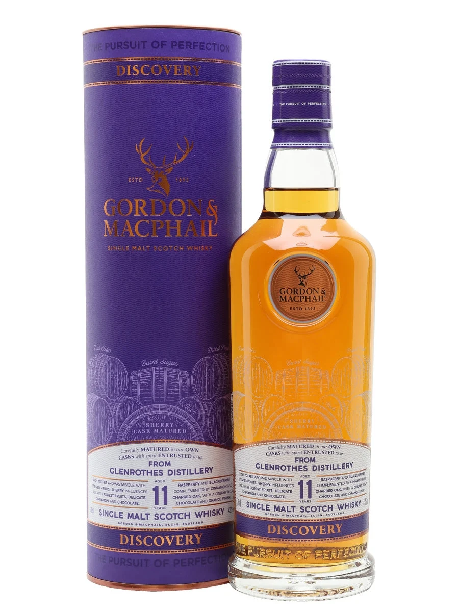Glenrothes 11 Year Old Sherry Cask Discovery Series Speyside Single Malt Scotch Whisky | 700ML - Whiskey