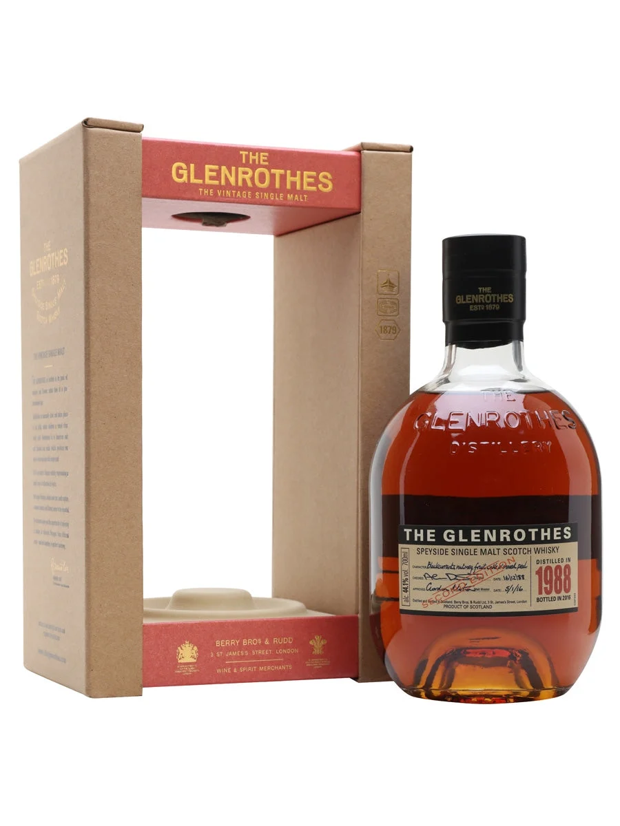 Glenrothes 1988 2nd Edition Speyside Single Malt Scotch Whisky | 700ML - Whiskey