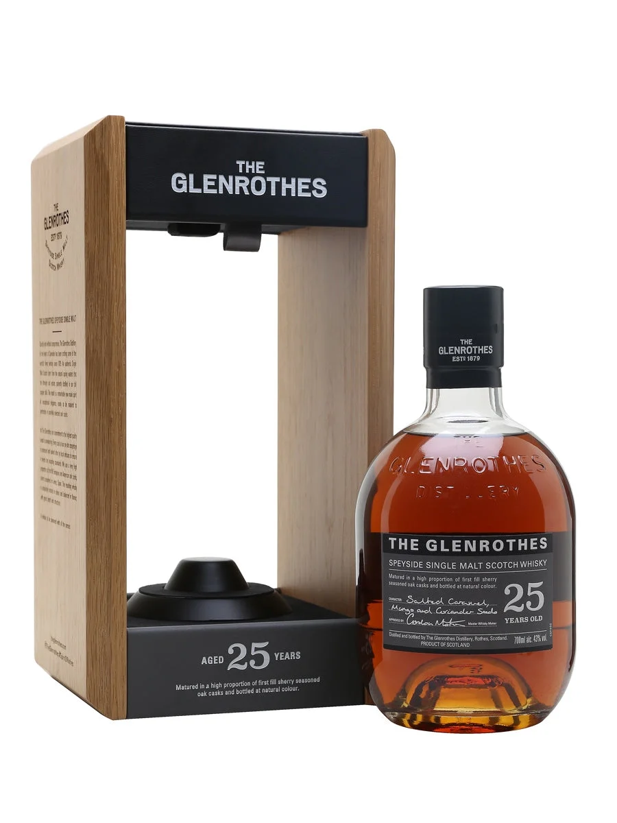 Glenrothes 25 Year Old Speyside Single Malt Scotch Whisky - Whiskey