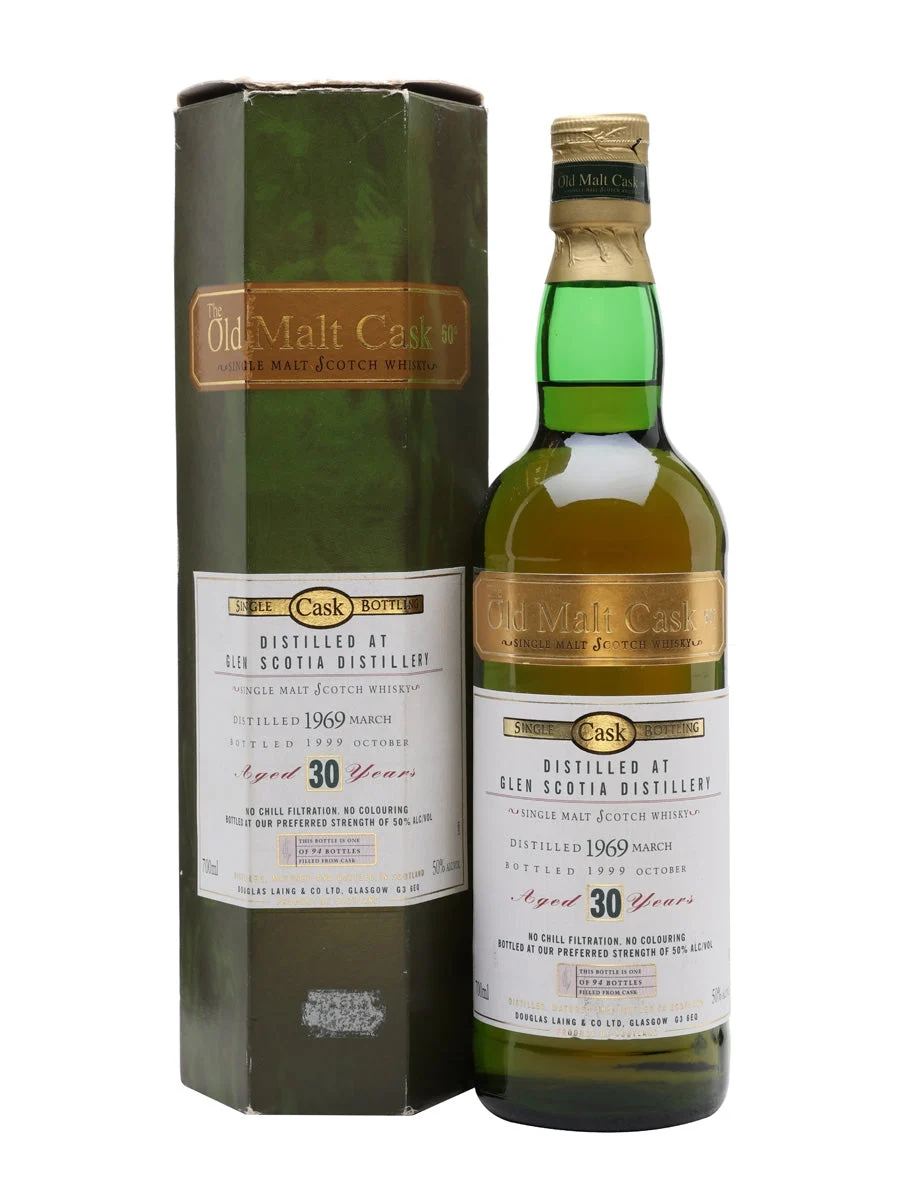Glen Scotia 1969 30 Year Old Old Malt Cask Campbeltown Single Malt Scotch Whisky | 700ML - Whiskey