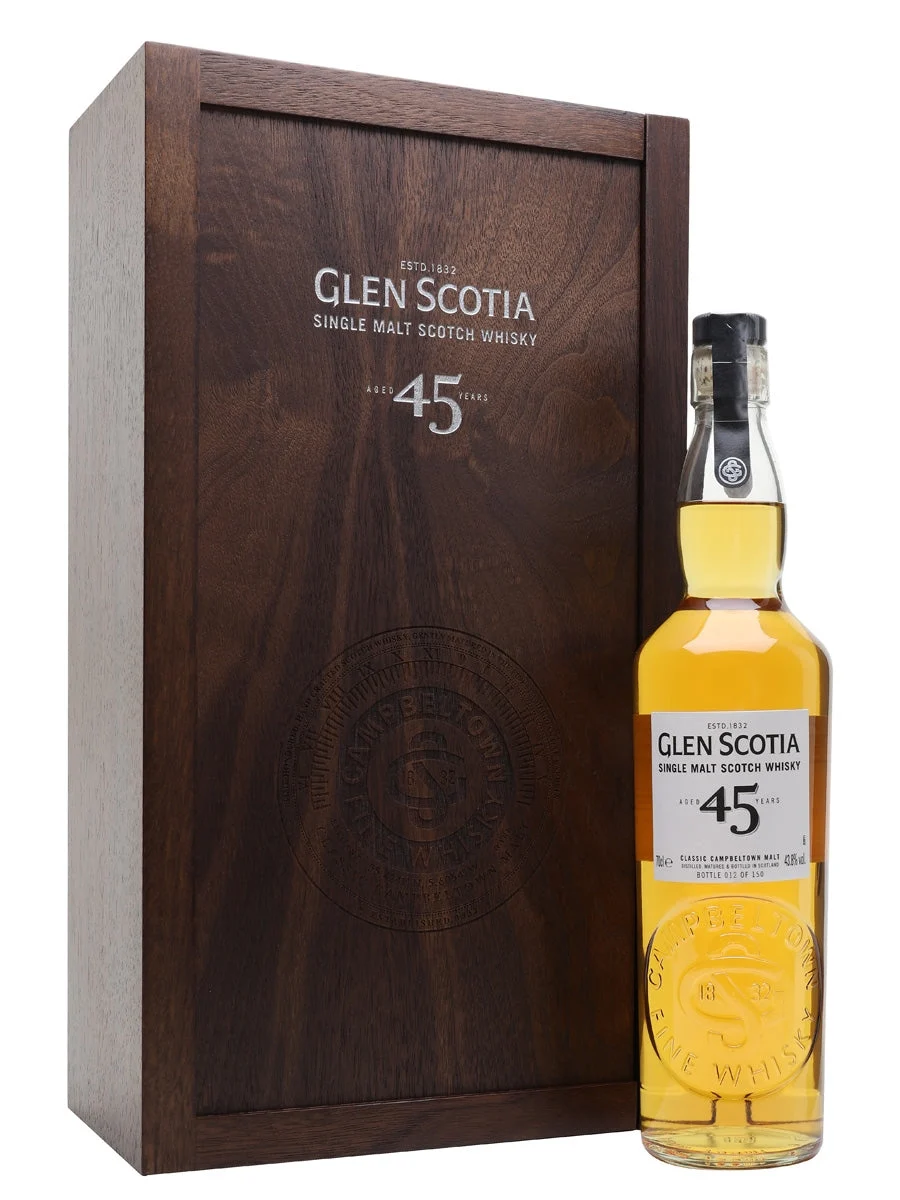 Glen Scotia 45 Year Old Campbeltown Single Malt Scotch Whisky | 700ML - Whiskey