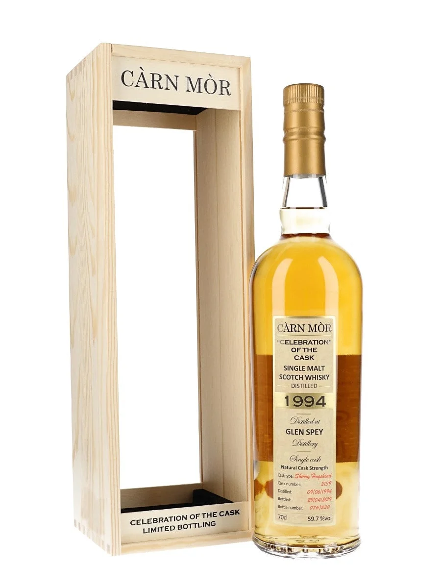 Glen Spey 1994 24 Year Old Celebration of the Cask Speyside Single Malt Scotch Whisky | 700ML - Whiskey