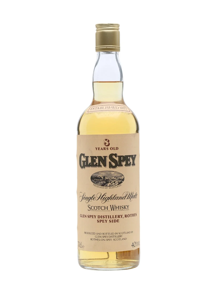 Glen Spey 8 Year Old Bot.1990s Speyside Single Malt Scotch Whisky | 700ML - Whiskey