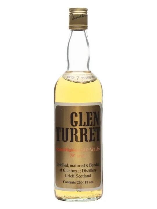 Glenturret 7 Year Old Bot.1970s Highland Single Malt Scotch Whisky - Whiskey