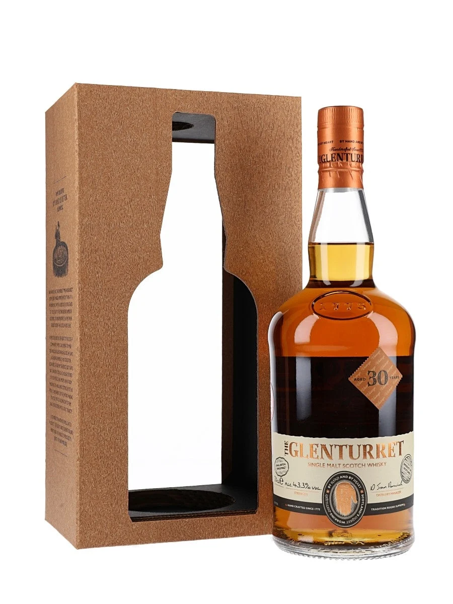 Glenturret 30 Year Old Highland Single Malt Scotch Whisky | 700ML - Whiskey