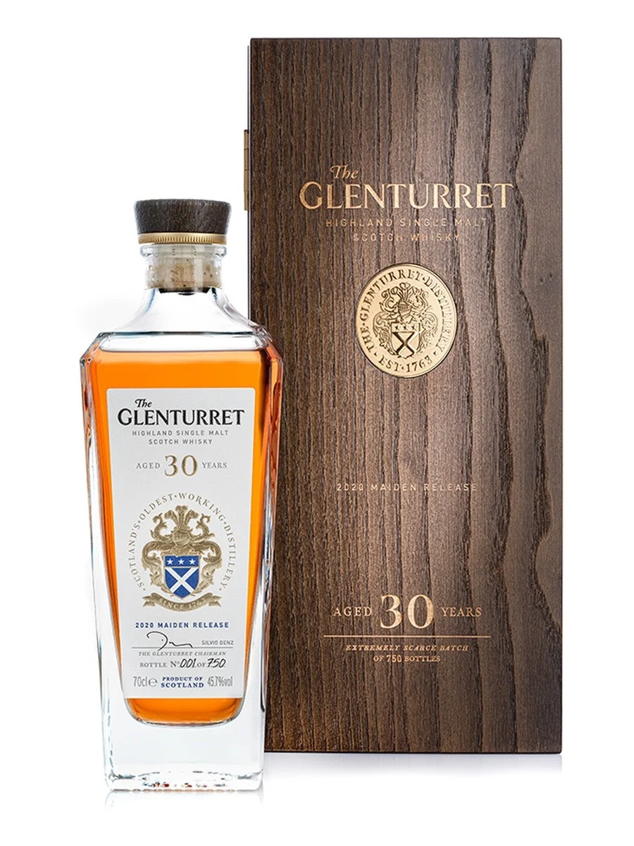 Glenturret 30 Year Old 2020 Maiden Release Highland Single Malt Scotch Whisky | 700ML - Whiskey