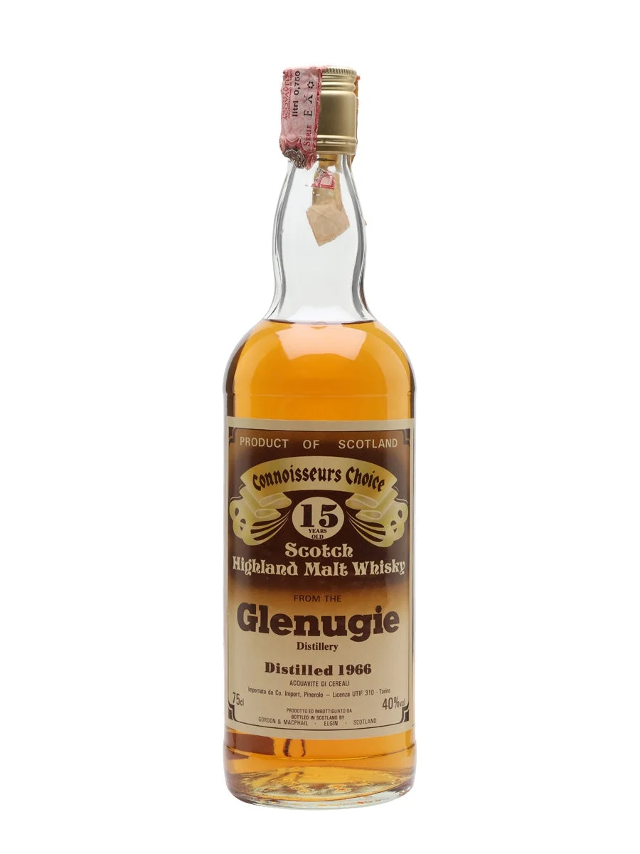 Glenugie 1966 15 Year Old Connoisseurs Choice Highland Single Malt Scotch Whisky - Whiskey