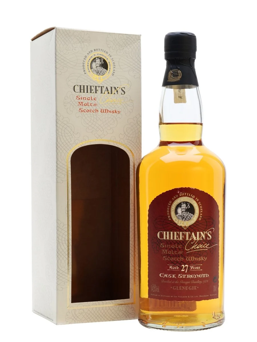 Glenugie 1973 27 Year Old Chieftain's Highland Single Malt Scotch Whisky | 700ML - Whiskey
