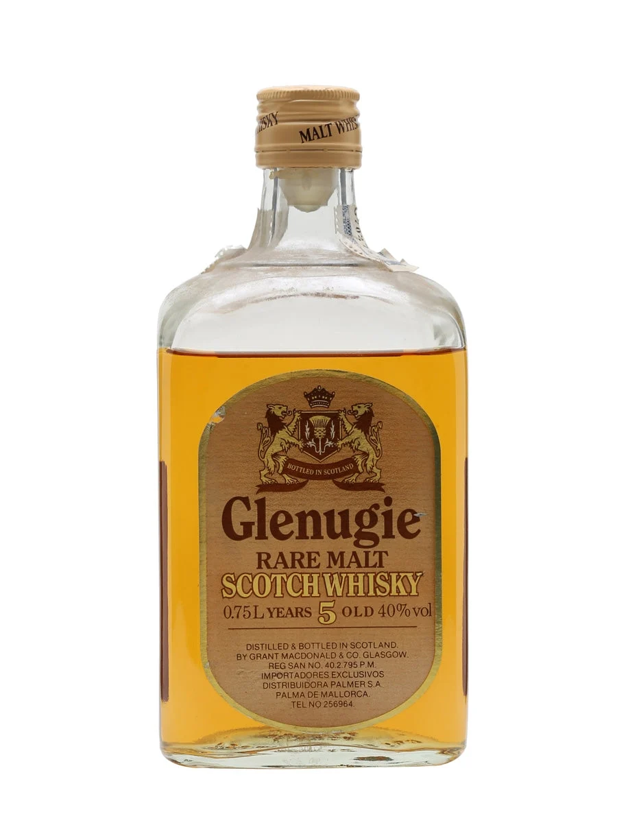 Glenugie 5 Year Old Bot.1980s Highland Single Malt Scotch Whisky - Whiskey