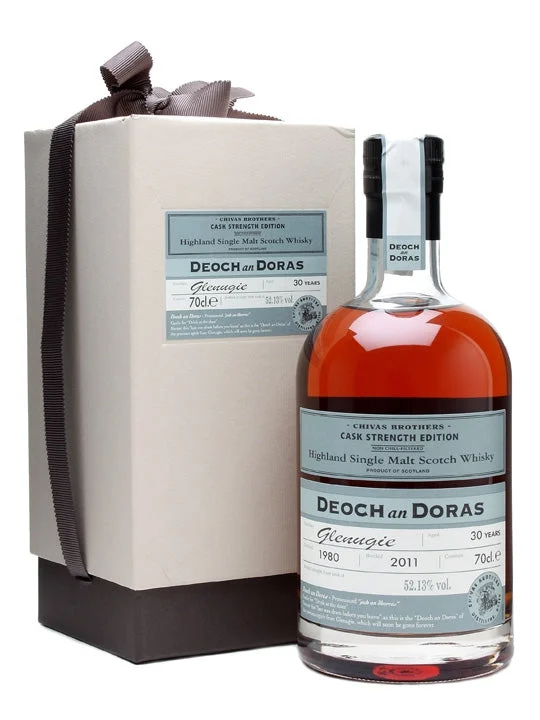 Glenugie 1980 30 Year Old Deoch an Doras Highland Single Malt Scotch Whisky | 700ML - Whiskey