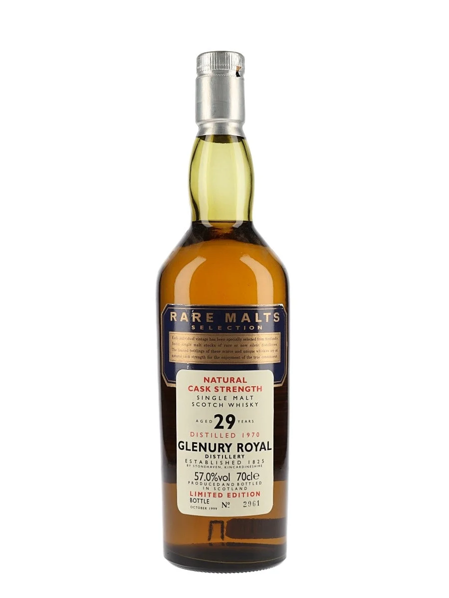 Glenury Royal 1970 29 Year Old Rare Malts Highland Single Malt Scotch Whisky | 700ML - Whiskey