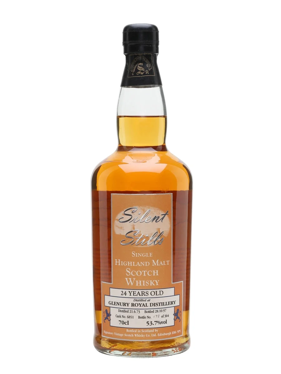 Glenury Royal 1973 24 Year Old Silent Stills Highland Single Malt Scotch Whisky | 700ML - Whiskey