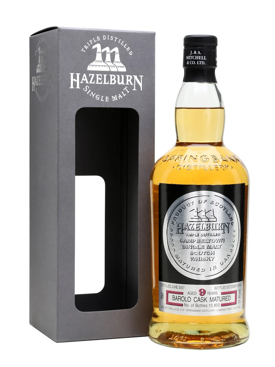 Hazelburn Barolo Cask Matured 9 Year Old Single Malt Scotch Whisky - Whiskey
