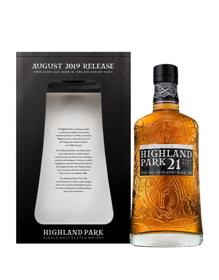Highland Park 21 años Whisky escocés de pura malta