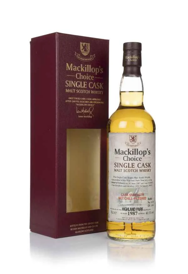 Highland Park 31 años 1987 (barril 1551) - Whisky escocés Mackillop's Choice | 700ML