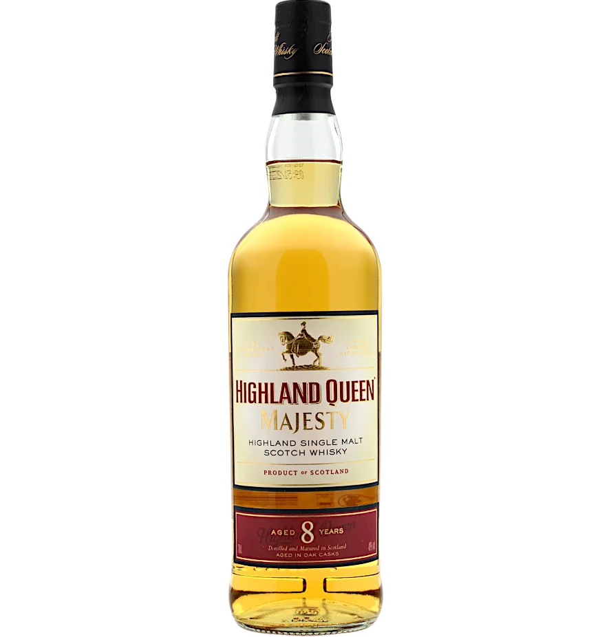 Highland Queen Majesty 8 Year Old Highland Single Malt Scotch Whisky - Whiskey