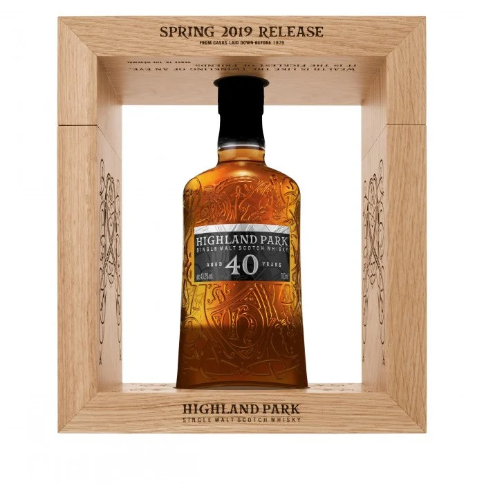 Highland Park 40 Year Old Spring 2019 Release Single Malt Scotch Whisky | 700ML - Whiskey