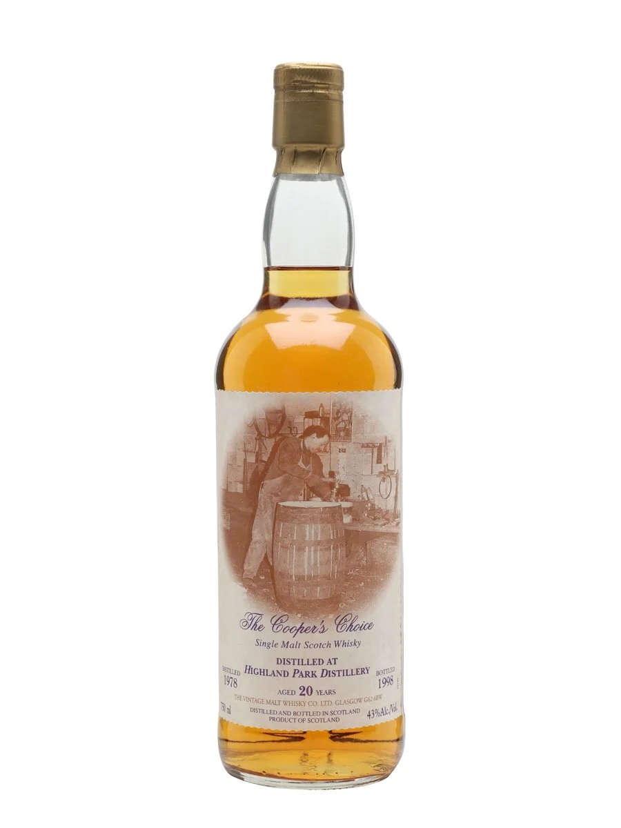 Highland Park 1978 20 años Whisky escocés de pura malta Cooper's Choice Island