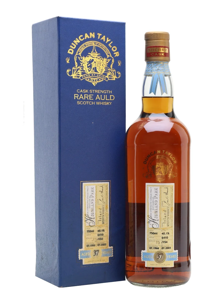 Highland Park 1966 37 años Sherry Cask Duncan Taylor Island Whisky escocés de pura malta