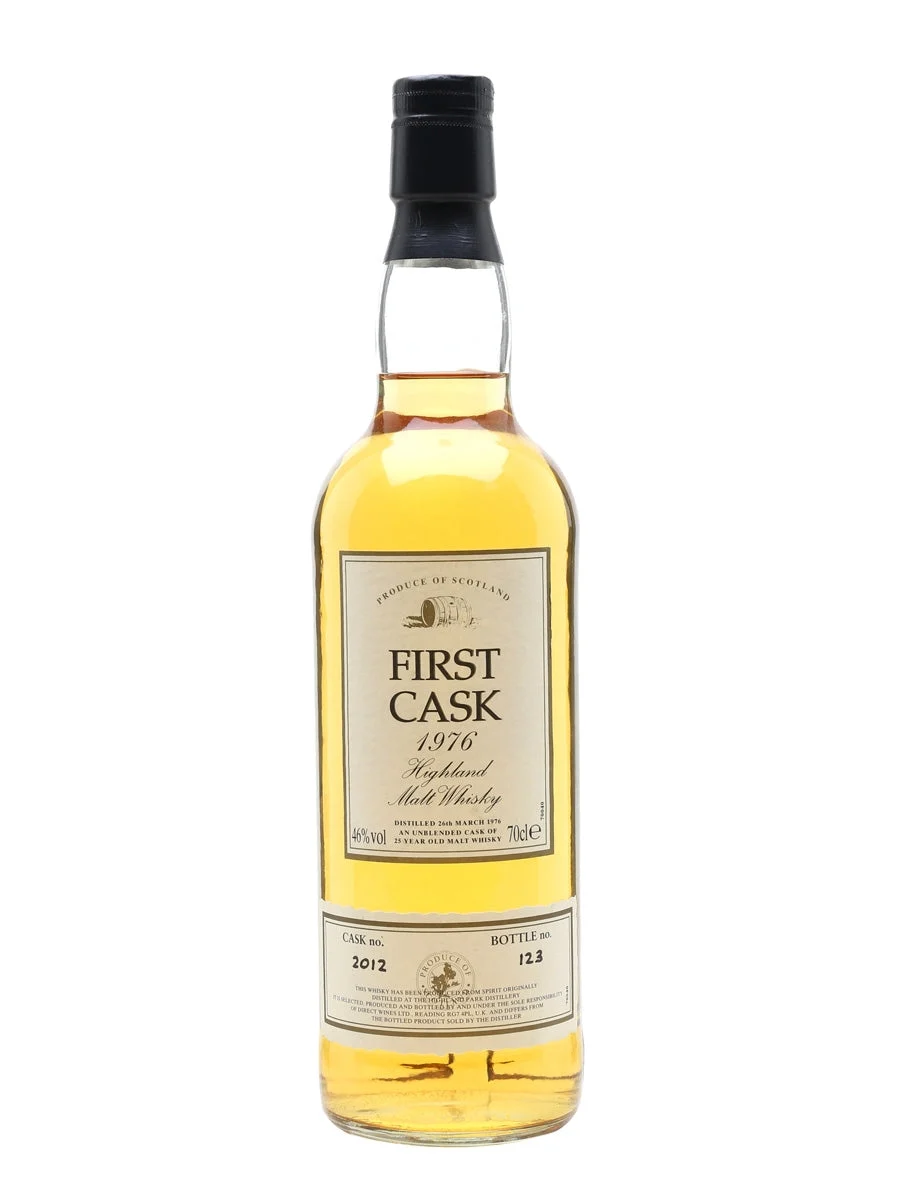 Highland Park 1976 25 Year Old First Cask Island Single Malt Scotch Whisky | 700ML - Whiskey