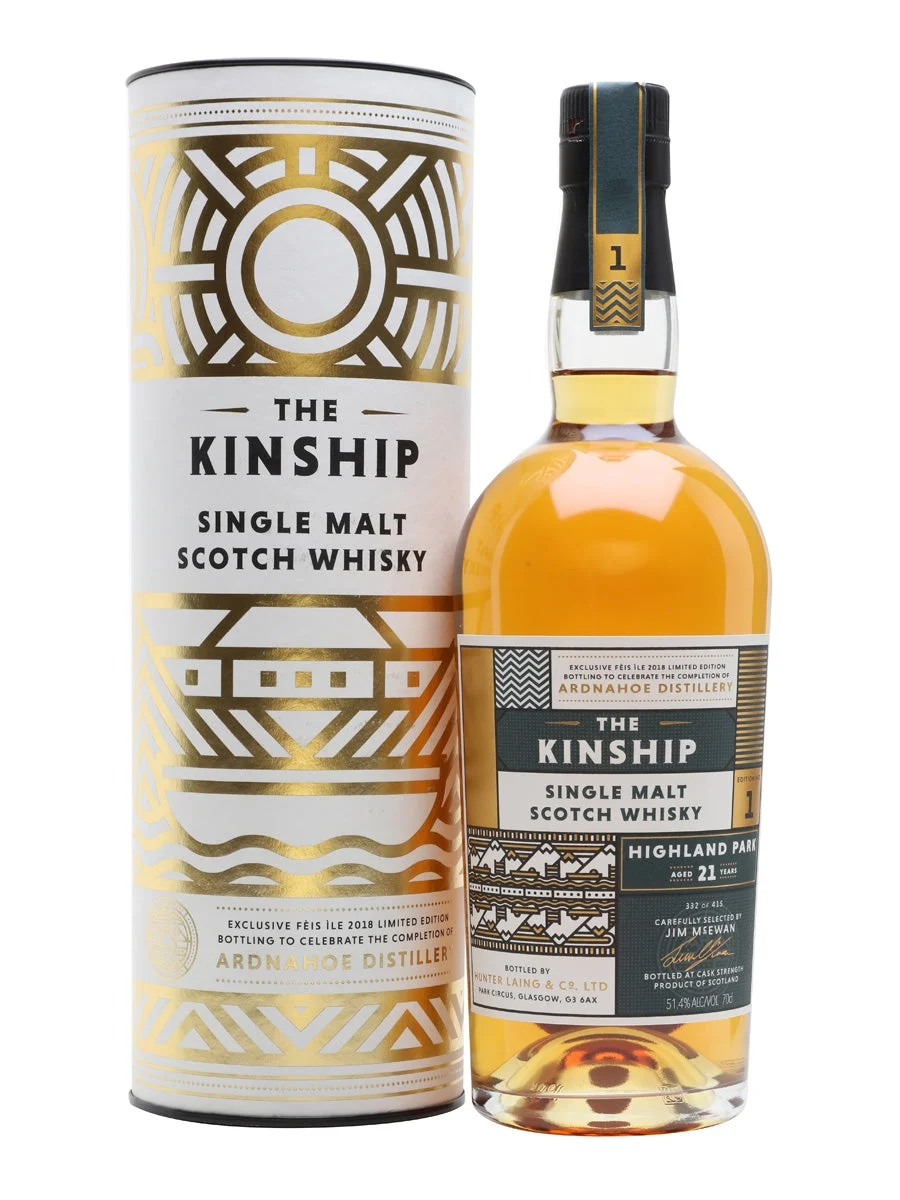 Highland Park 1996 21 Year Old The Kinship Island Single Malt Scotch Whisky - Whiskey