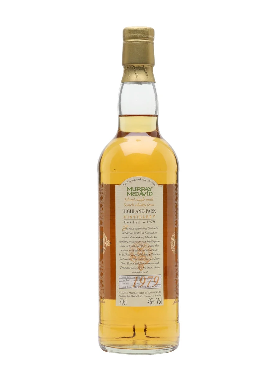 Highland Park 1979 18 Year Old Murray McDa vid Island Single Malt Scotch Whisky | 700ML - Whiskey