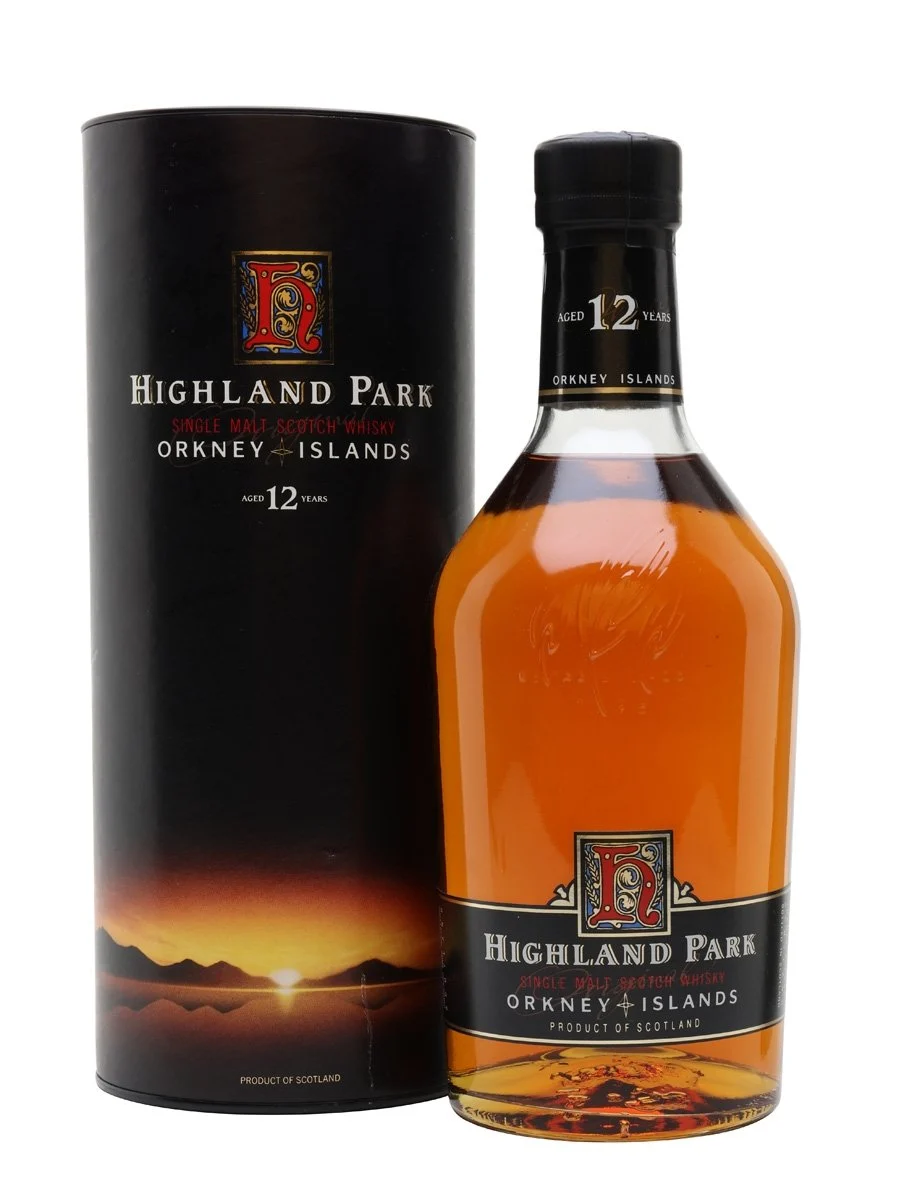 Highland Park 12 Year Old Bot.1990s Island Single Malt Scotch Whisky | 1L - Whiskey