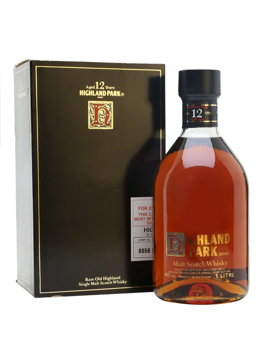 Highland Park 12 Year Old Bot.1980s Island Single Malt Scotch Whisky | 1L