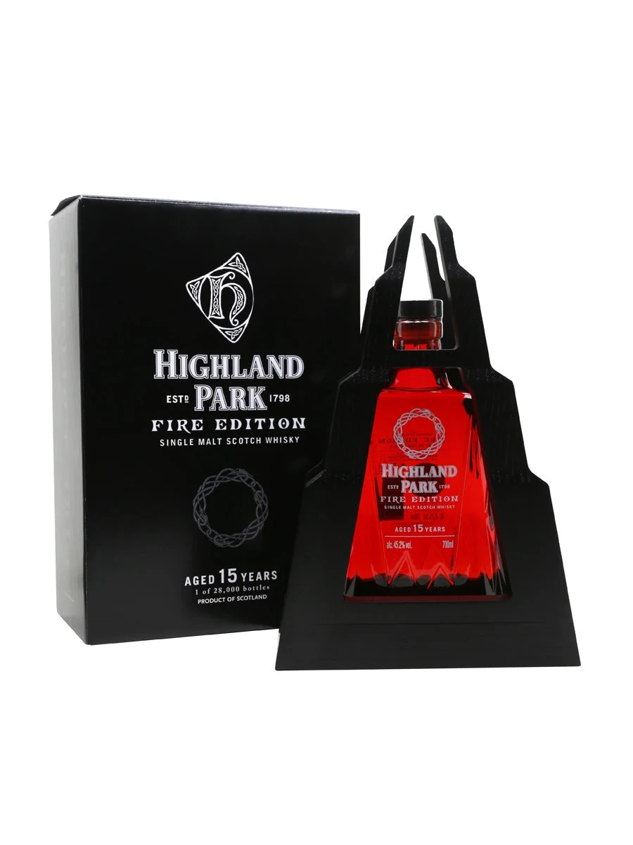 Highland Park Fire 15 Year Old Island Single Malt Scotch Whisky | 700ML - Whiskey