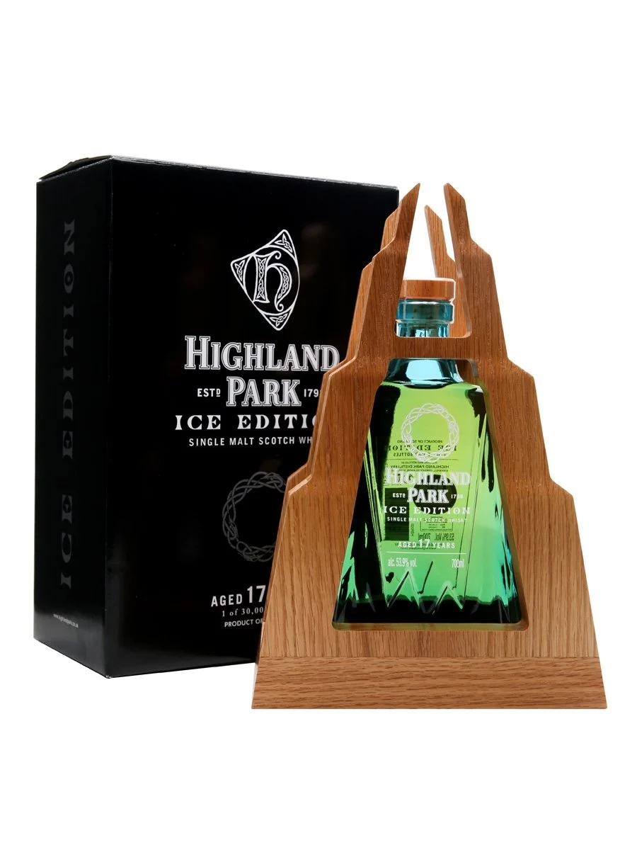 Highland Park Ice 17 Year Old Island Single Malt Scotch Whisky - Whiskey