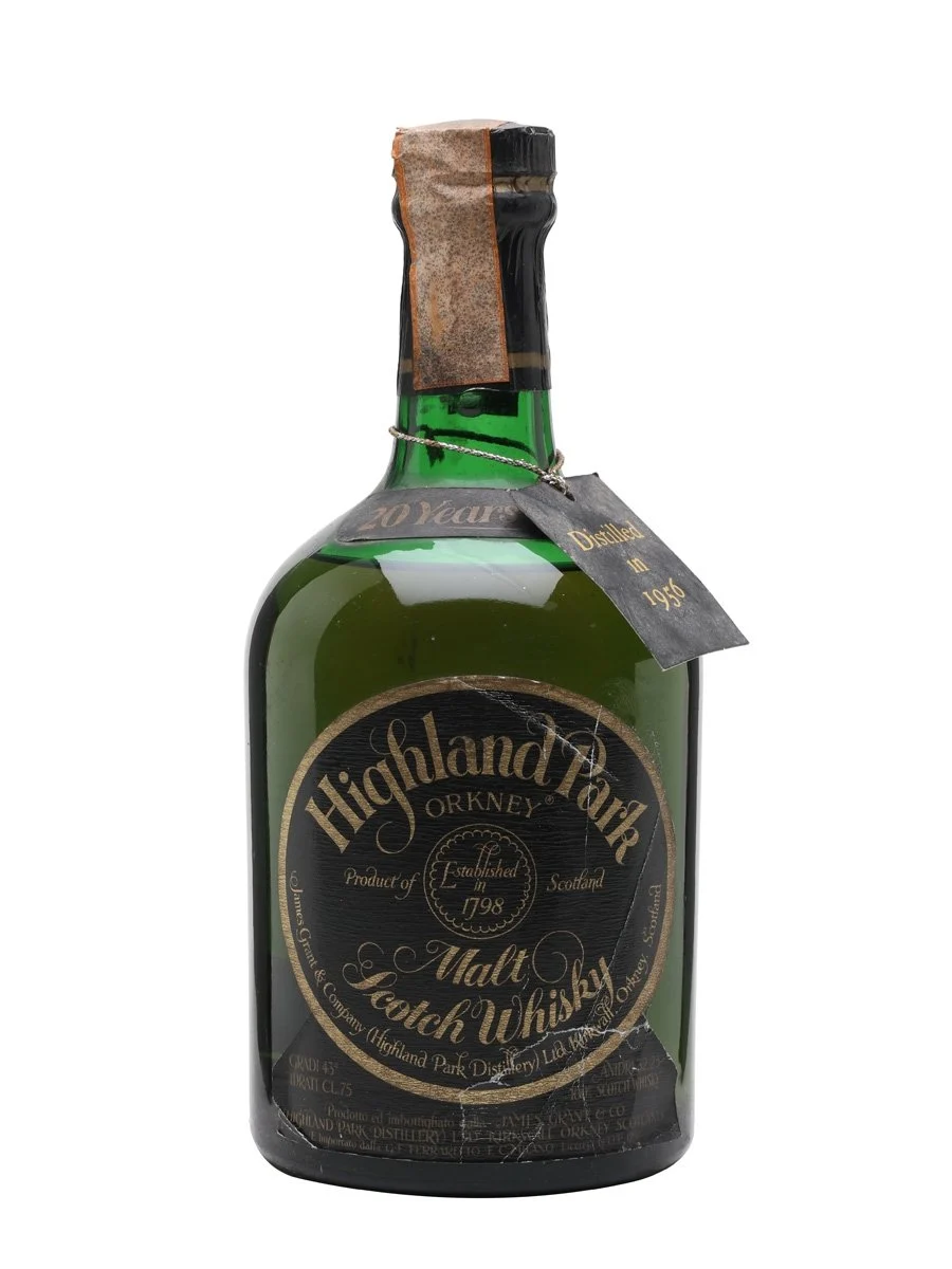 Highland Park 1956 20 Year Old Island Single Malt Scotch Whisky